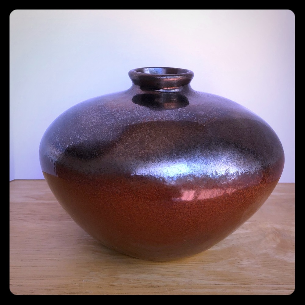 Short Decorative Ceramic Vase